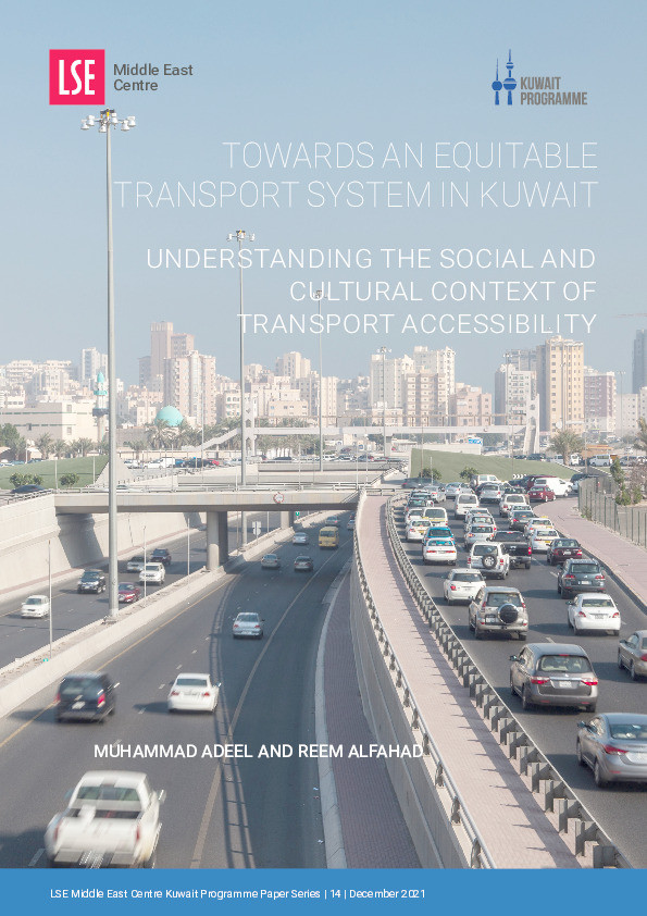 Towards an equitable transport system in Kuwait: Understanding the social and cultural context of transport accessibility Thumbnail