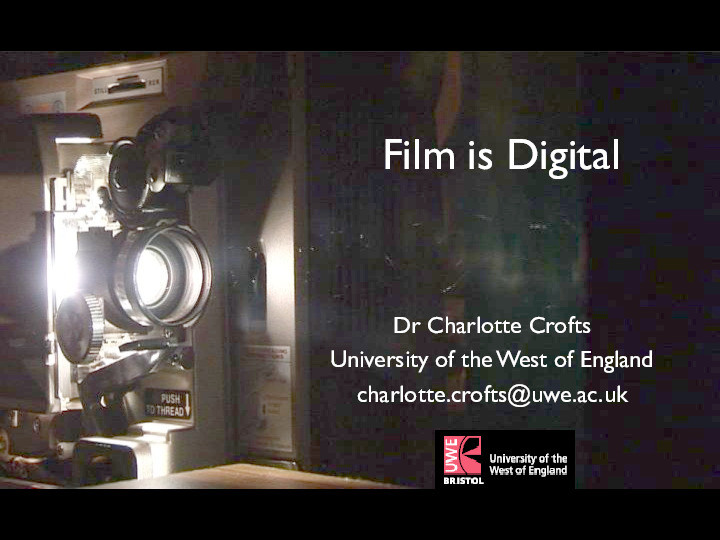 Film is digital Thumbnail