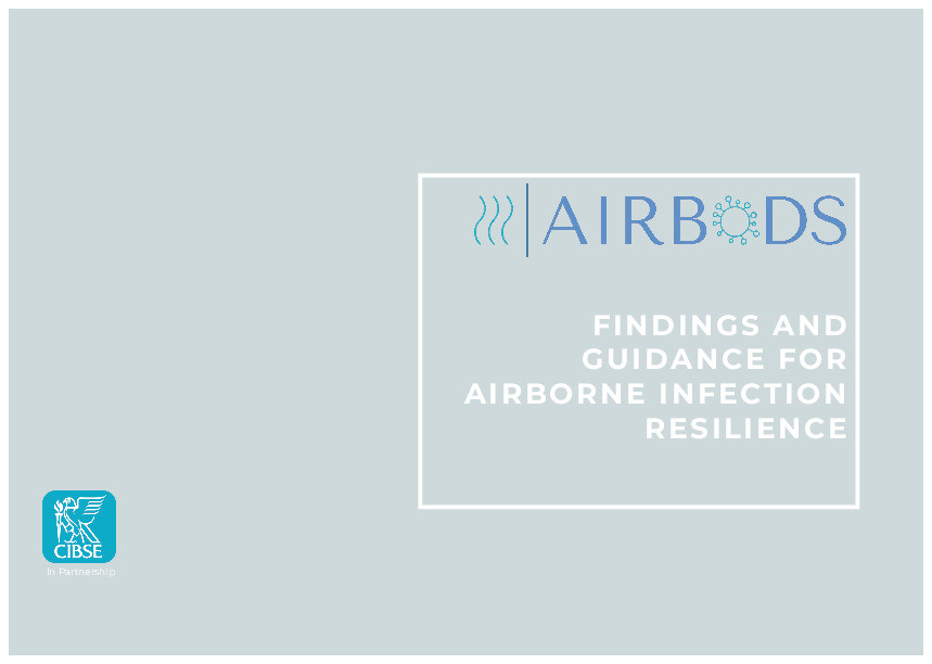 AIRBODS: Findings and guidance for airborne infection resilience Thumbnail