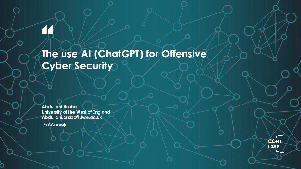 The use AI (ChatGPT) for offensive cyber security Thumbnail