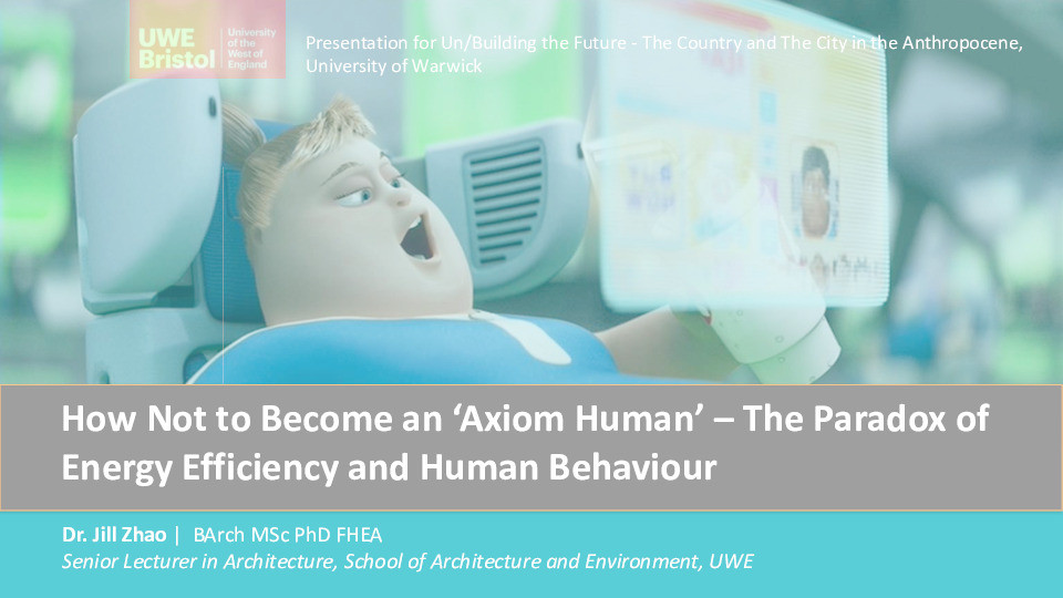 How not to become an ‘axiom human’ – The paradox of energy efficiency and human behaviour Thumbnail