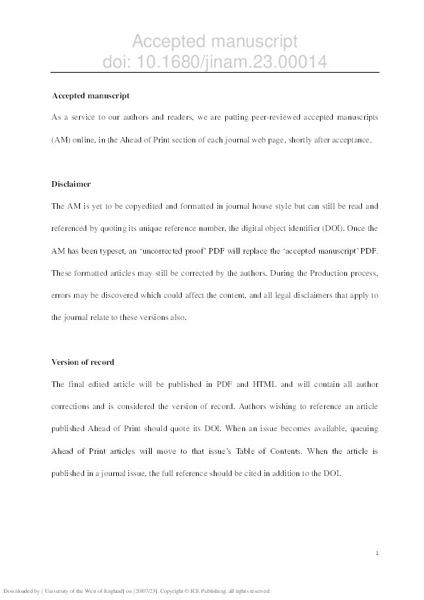 Role of local landlords in small-town high streets – a study of Trowbridge, UK Thumbnail