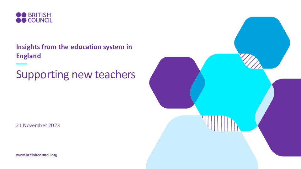 Supporting new teachers: Insights from the education system in England Thumbnail