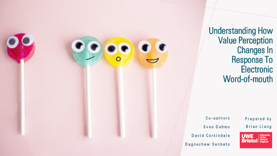 Understanding how value perception changes in response to electronic word-of-mouth Thumbnail