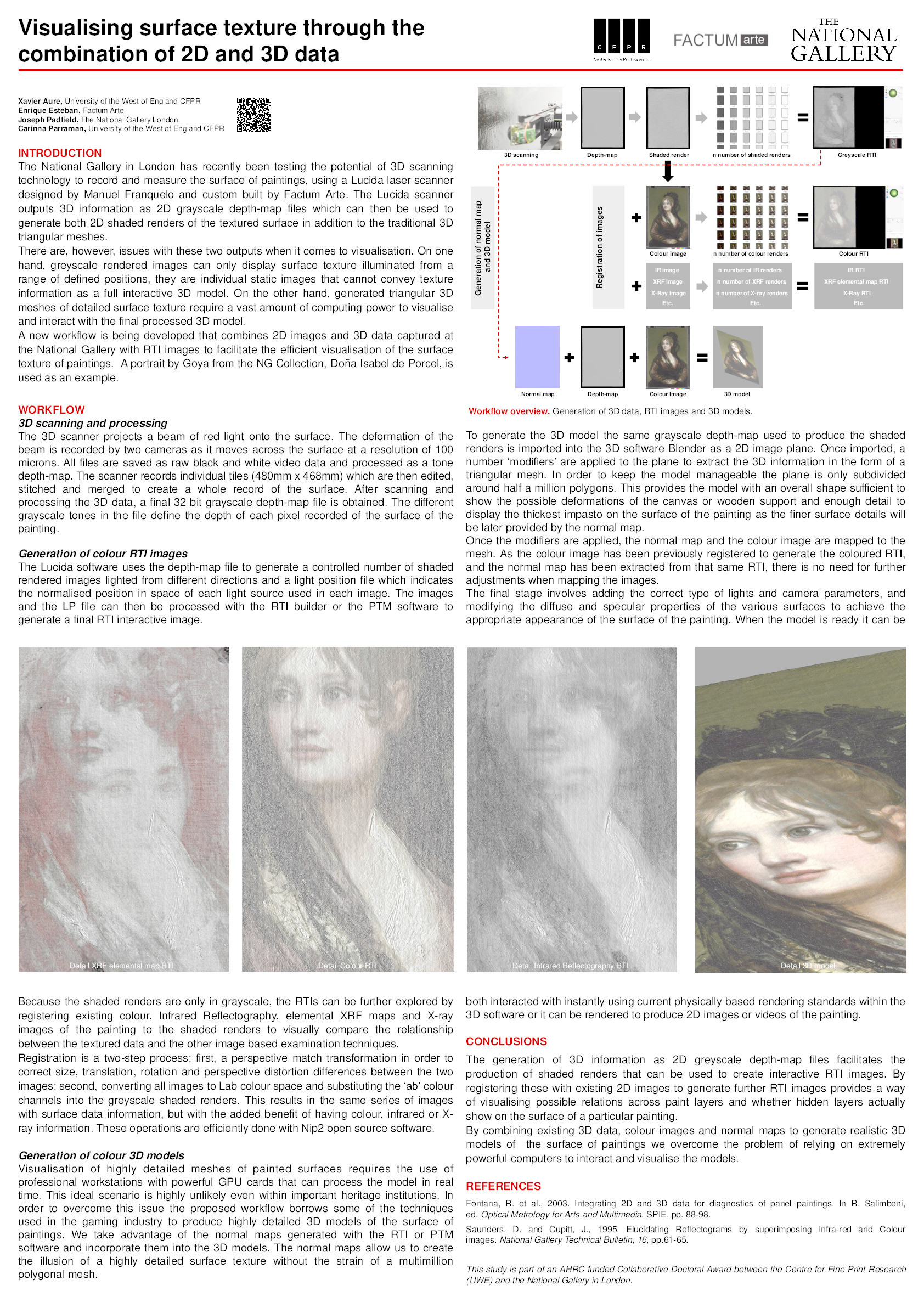 Visualising surface texture through the combination of 2D and 3D data Thumbnail