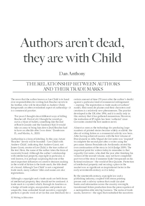 Authors aren’t dead, they are with Child Thumbnail