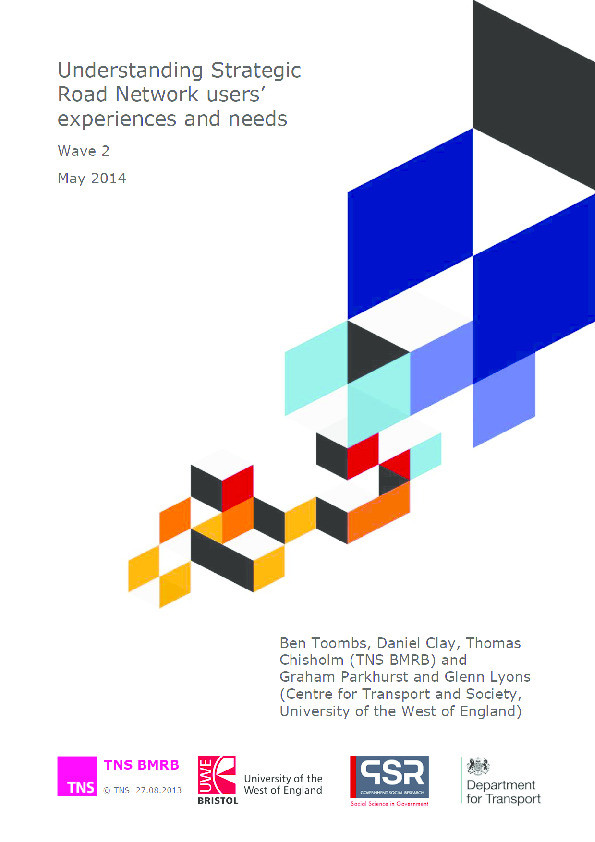 Understanding strategic road network users’ experiences and need – Wave 2 Thumbnail
