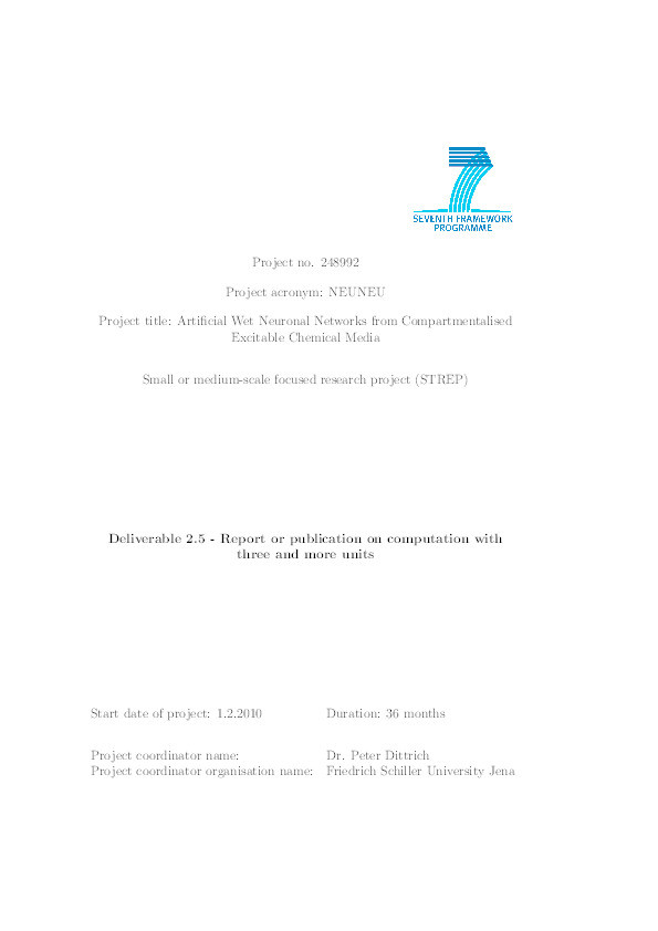 Information coding with frequency of oscillations in Belousov-Zhabotinsky encapsulated disks Thumbnail