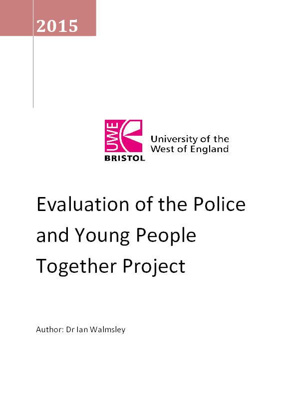 Evaluation of the Police and Young People Together project Thumbnail