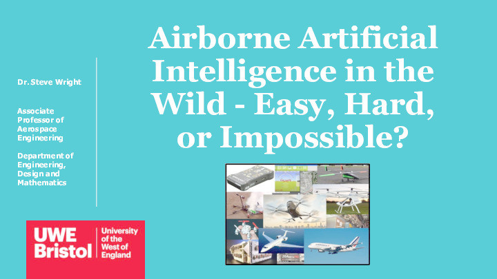 Airborne artificial intelligence in the wild Thumbnail