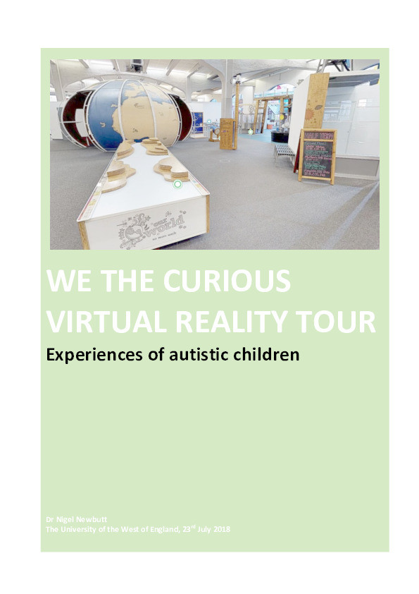 Virtual reality tour: Experiences of autistic children Thumbnail