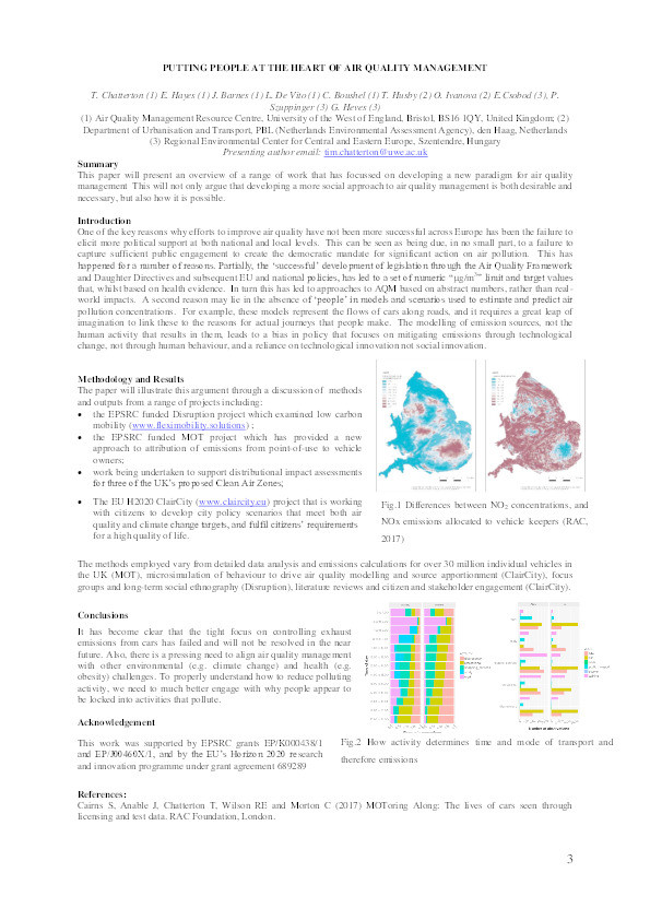 Putting people at the heart of air quality management Thumbnail