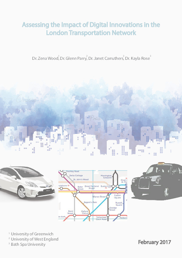 Assessing the impact of digital innovations in the London transportation network Thumbnail