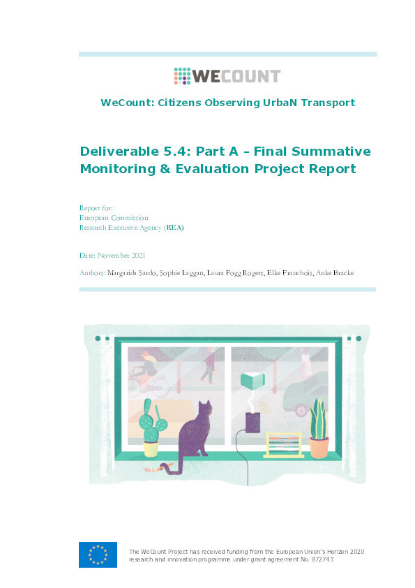 WeCount project evaluation summary: Citizen science on urban mobility Thumbnail