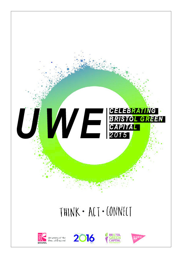 UWE - Celebrating Bristol Green Capital 2015 activities catalogue Thumbnail