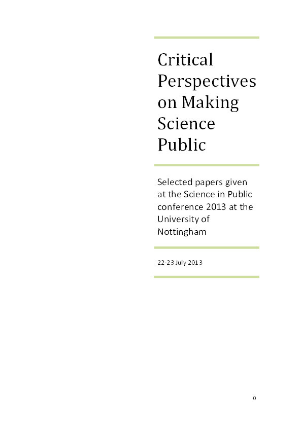 Showing public value: Factors supporting researchers’ attitudes to open science Thumbnail