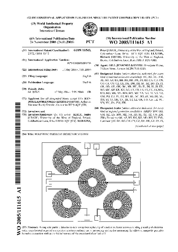 Magnetic particle detector system Thumbnail