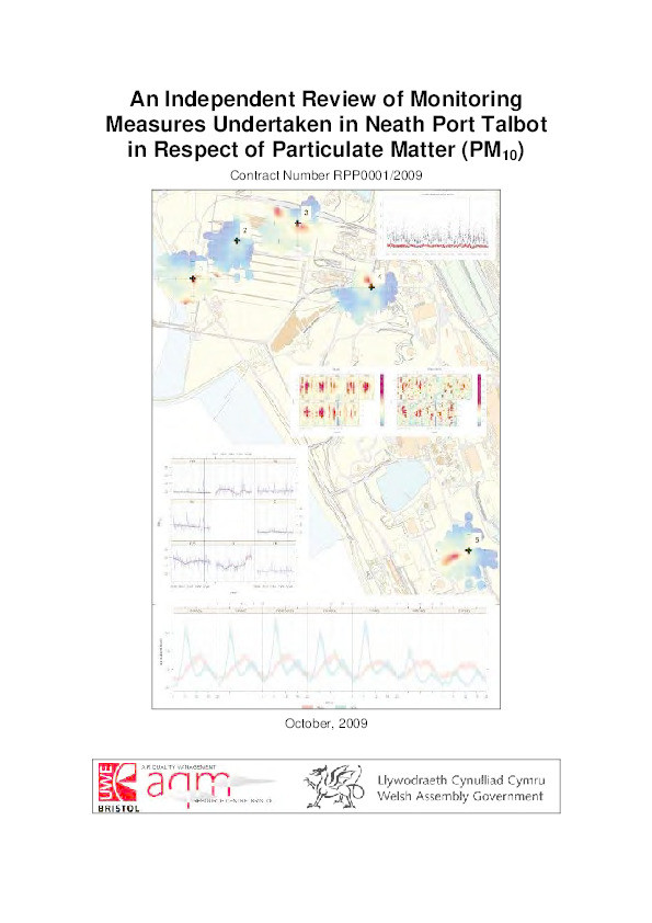 An independent review of monitoring measures undertaken in Neath Port Talbot in respect of particulate matter (PM10) Thumbnail