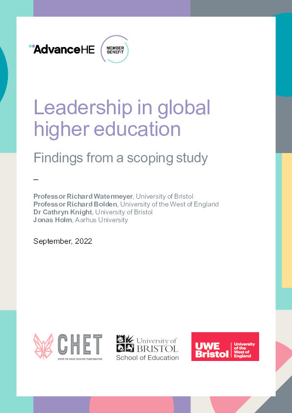 Leadership in global higher education: Findings from a scoping study Thumbnail