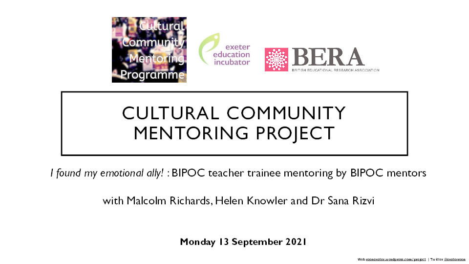 I found my emotional ally! BIPOC teacher trainee mentoring by BIPOC mentors Thumbnail