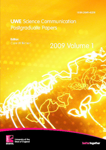 UWE Science Communication Postgraduate Papers Thumbnail