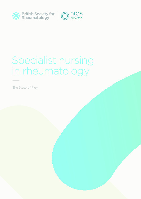 Specialist nursing in rheumatology: The state of play Thumbnail