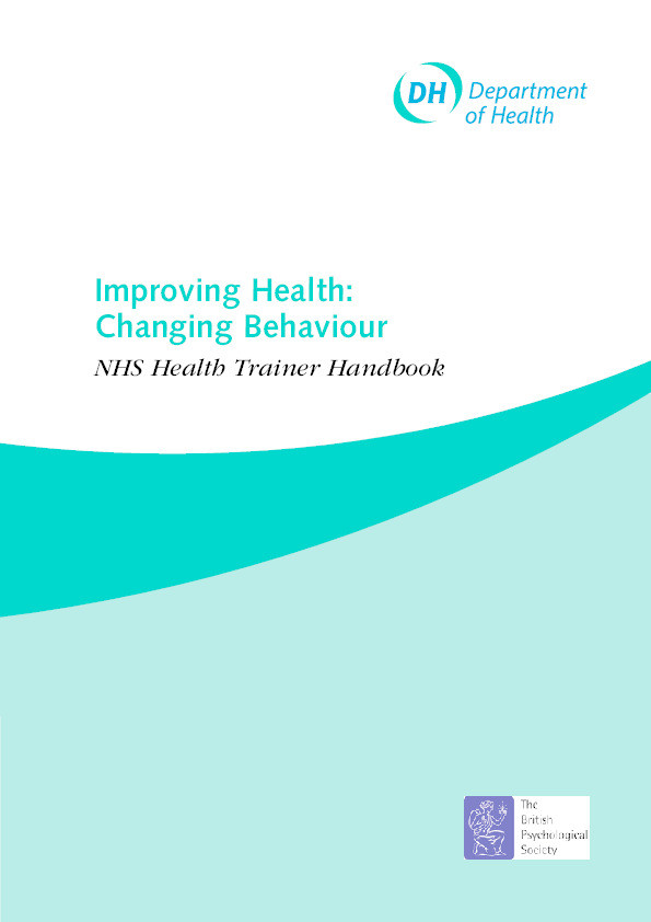 Improving health: changing behaviour.  NHS health trainer handbook. Thumbnail
