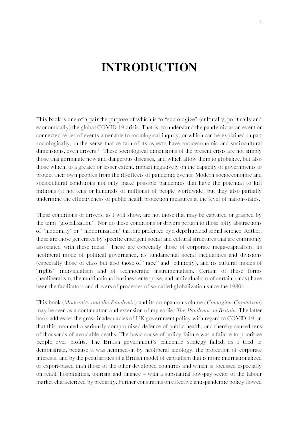 Modernity and the Pandemic: Decivilization, Imperialism, and COVID-19 Thumbnail