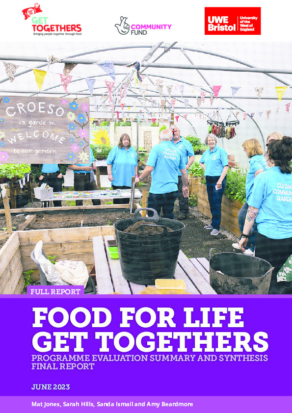 Food for life get togethers: Programme evaluation summary and synthesis final report Thumbnail