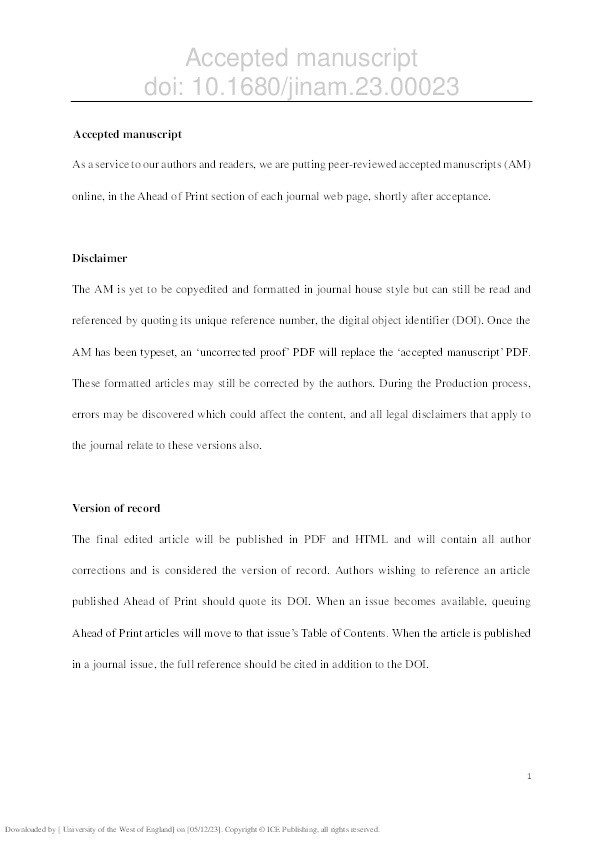 Exploration of the impact of junction characteristics on pedestrian red light violation Thumbnail