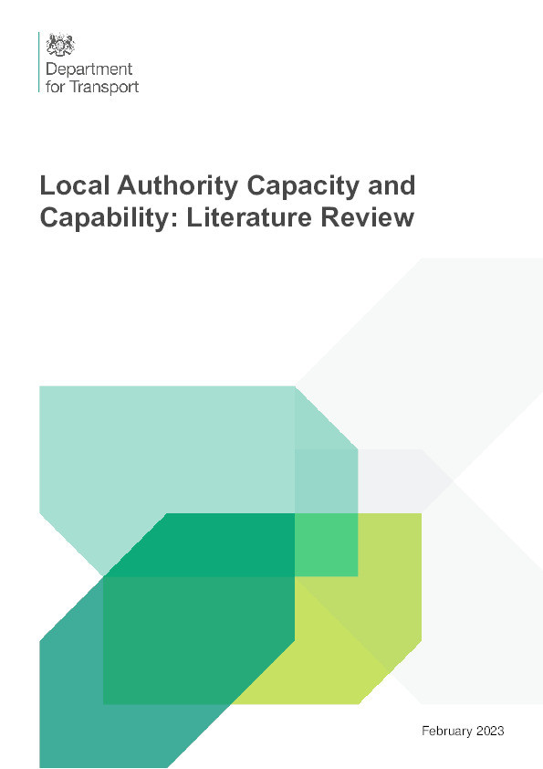 Local authority capacity and capability literature review Thumbnail