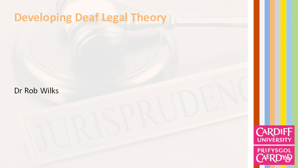 Developing Deaf Legal Theory Thumbnail