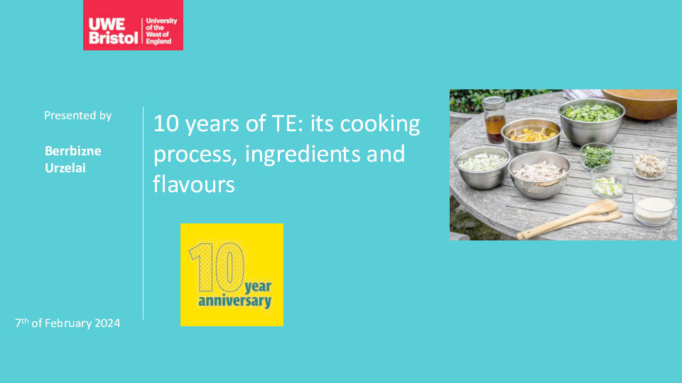 10 years of TE: Its cooking process, ingredients and flavours Thumbnail