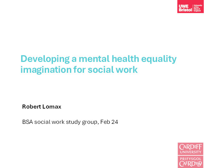 The sociological imagination and social work practice Thumbnail