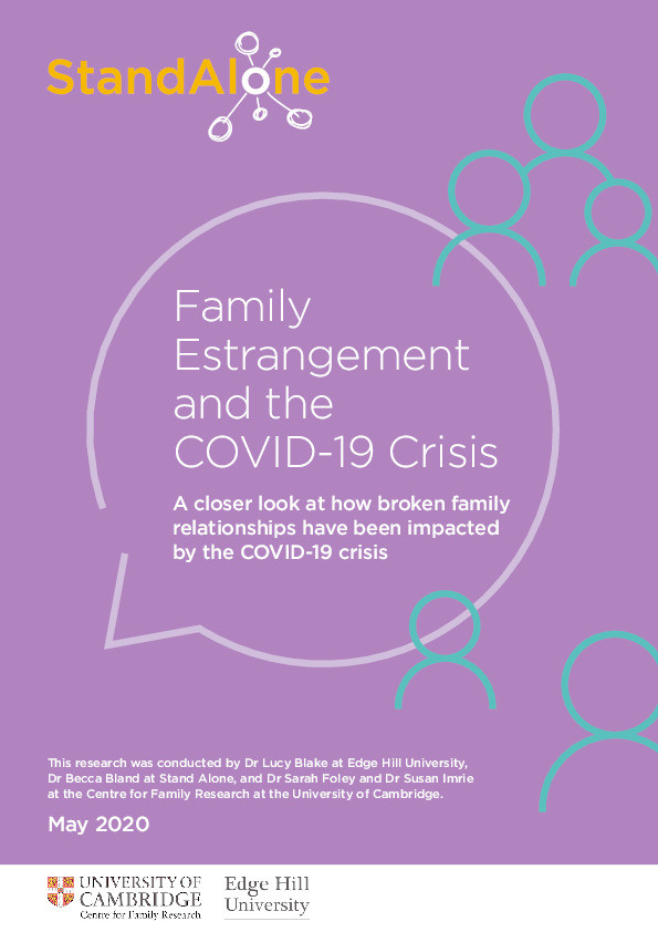 Family estrangement and the Covid-19 crisis. A closer look at how broken family relationships have been impacted by the COVID-19 crisis Thumbnail