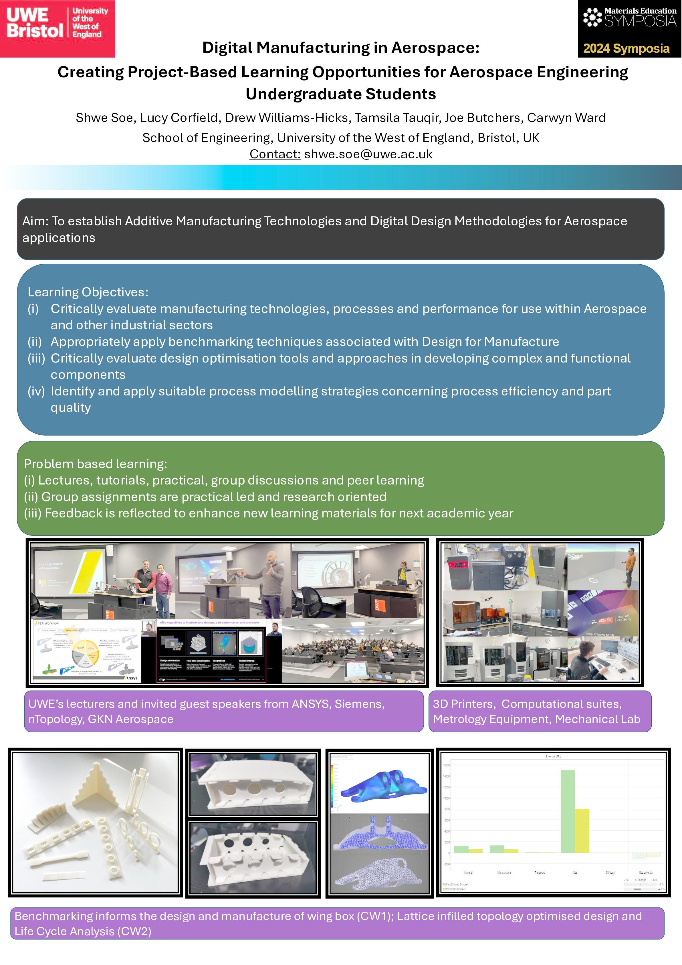 Digital manufacturing in aerospace:  Creating project-based learning opportunities for aerospace engineering undergraduate students Thumbnail
