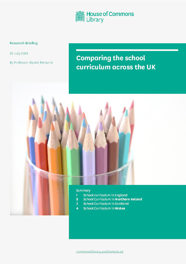 Comparing the school curriculum across the UK Thumbnail