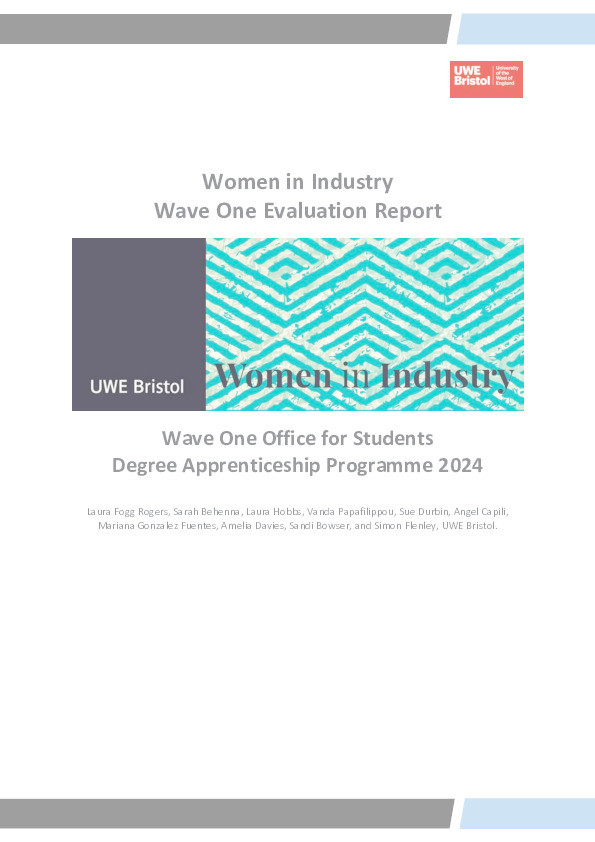 Women in Industry Wave 1 Evaluation Report 2024 Thumbnail