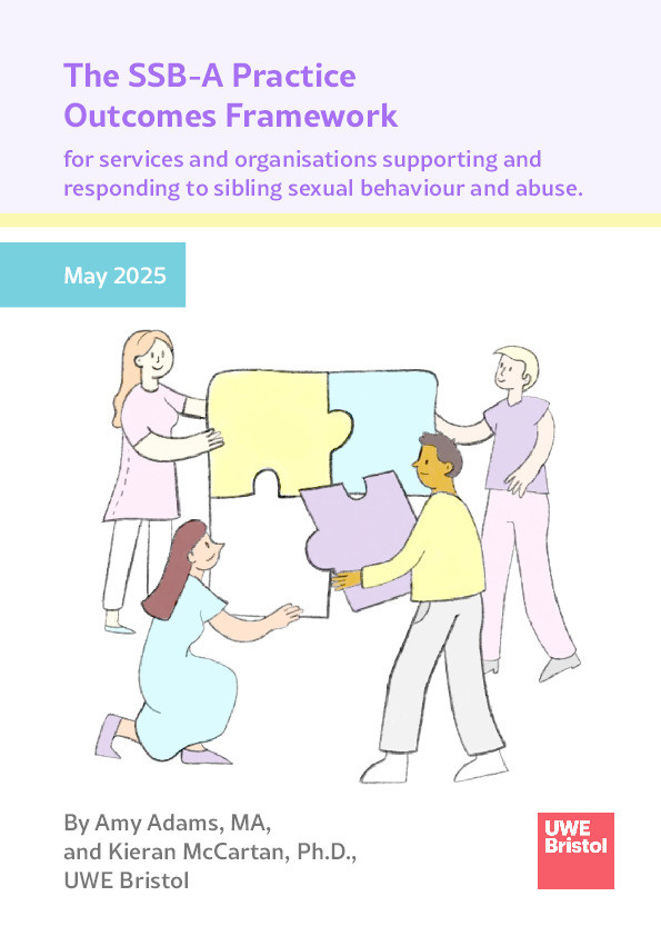 The Sibling Sexual Behaviour and Abuse (SSB-A) Practice Outcomes Framework for services and organisations supporting and responding to sibling sexual behaviour and abuse Thumbnail