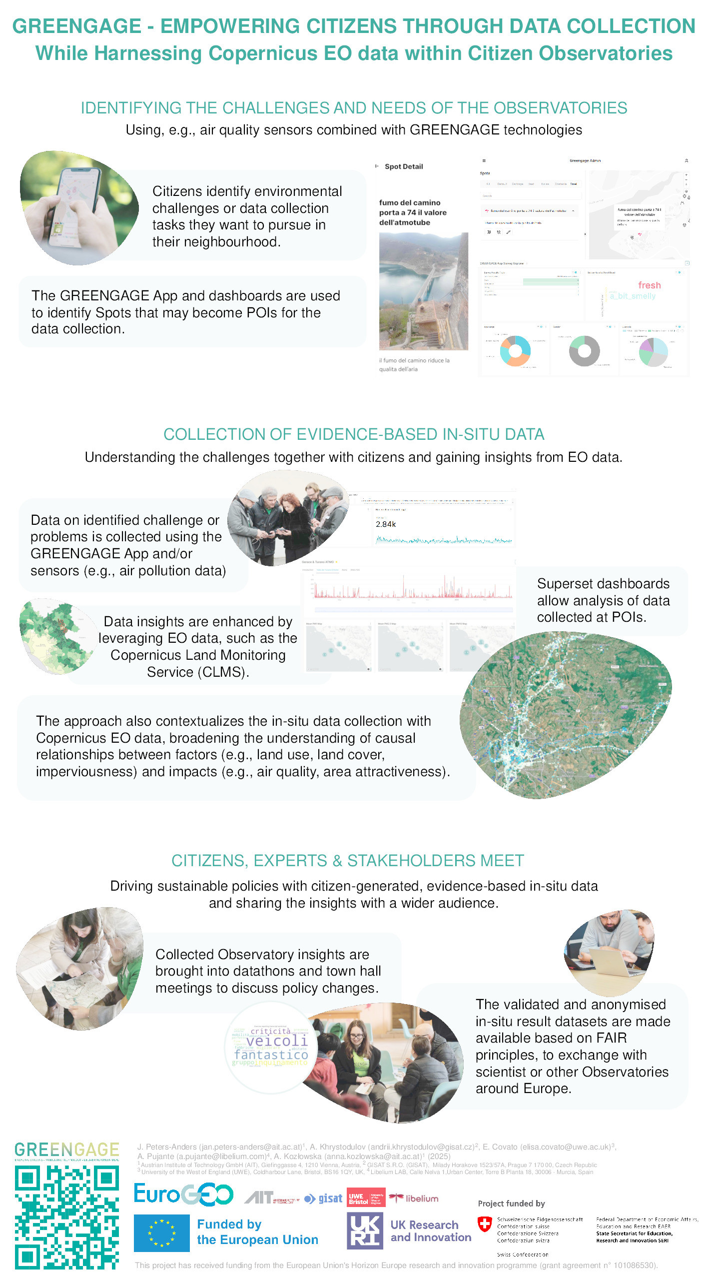GREENGAGE - Empowering citizens through data collection while harnessing Copernicus EO data within citizen observatories Thumbnail