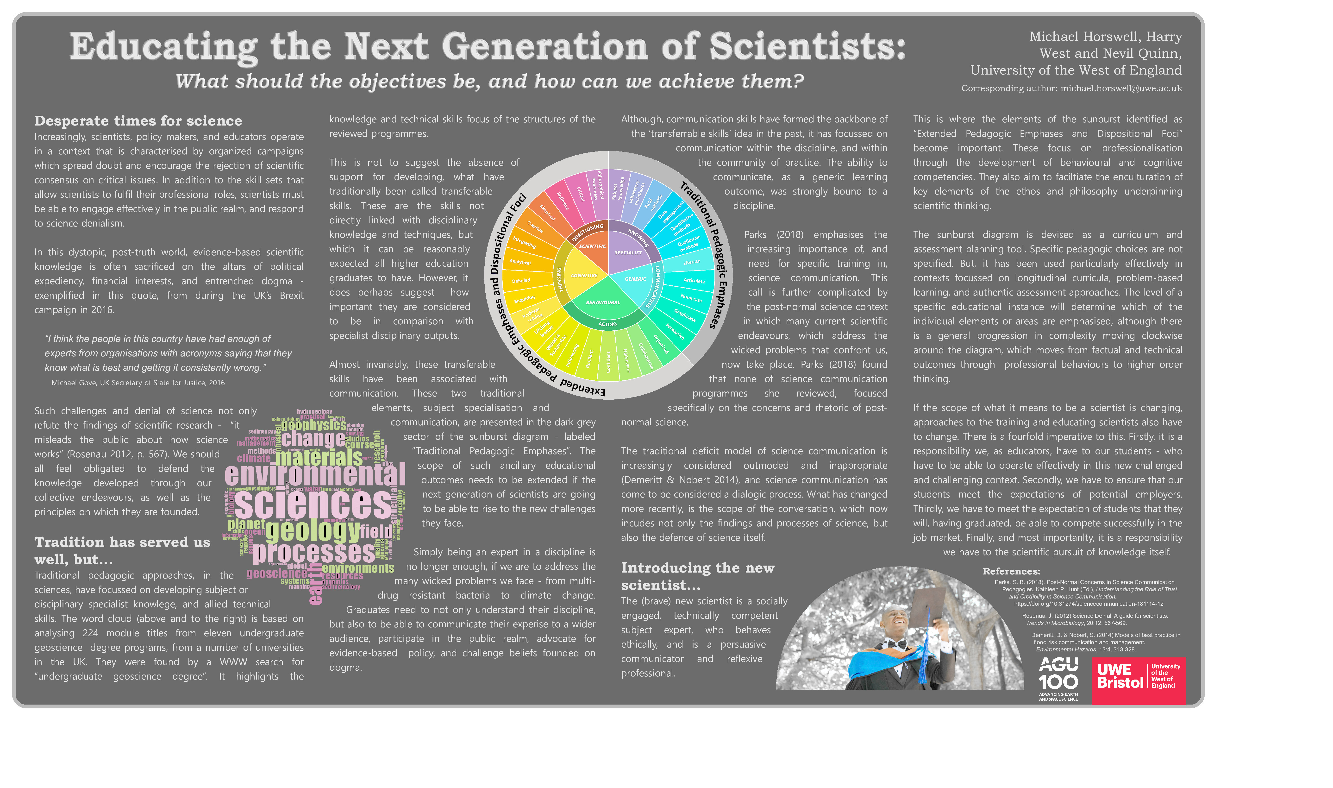 Educating the Next Generation of Scientists: what should the objectives be, and how can we achieve them? Thumbnail