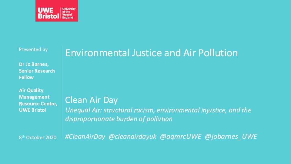 Environmental justice and air pollution Thumbnail
