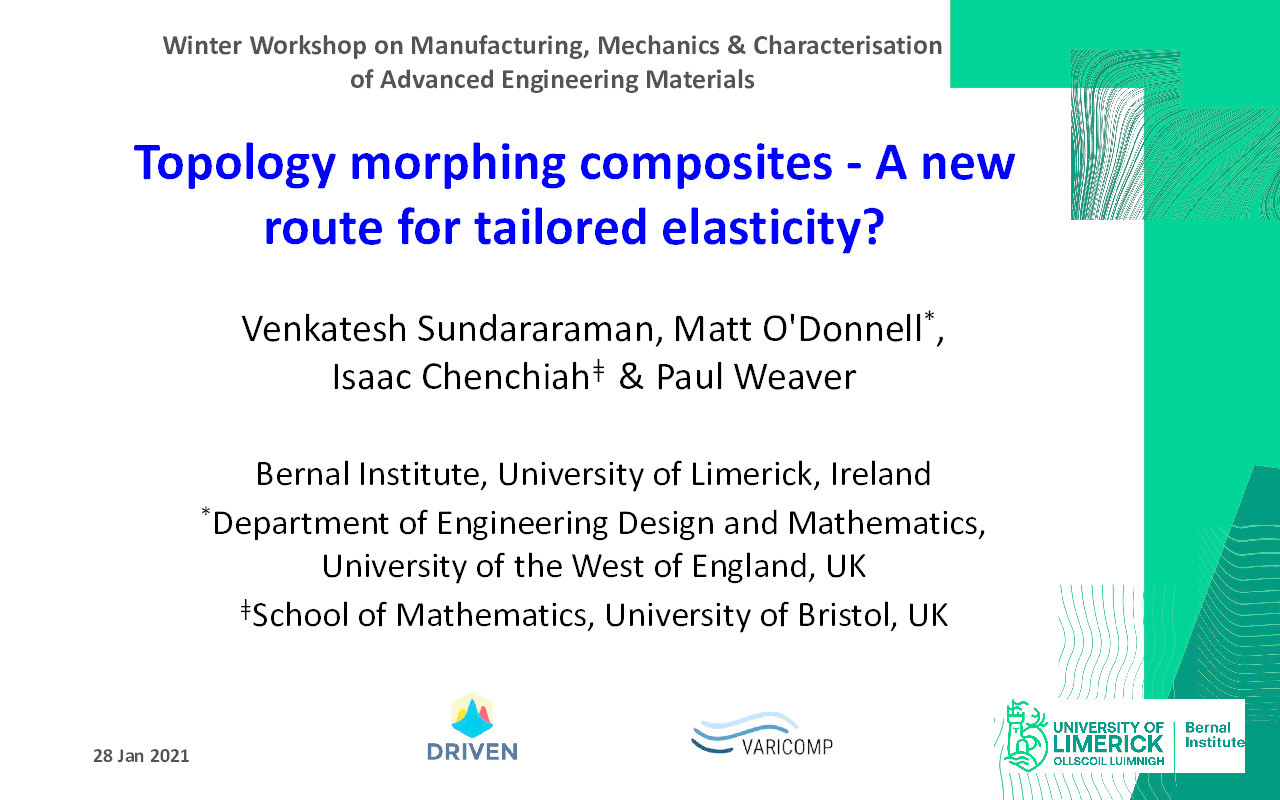 Topology morphing composites - A new route for tailored elasticity? Thumbnail