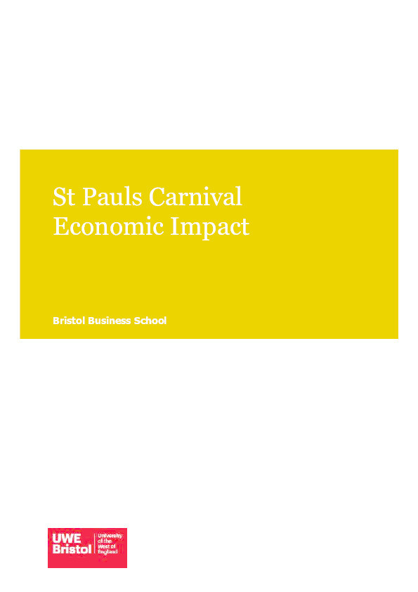 St Pauls Carnival Economic Impact - July 2018 Thumbnail