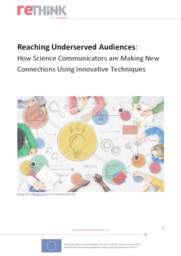 Reaching underserved audiences: How science communicators are making new connections using innovative techniques Thumbnail