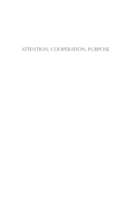 Attention, cooperation, purpose: An approach to working in groups using insights from Wilfred Bion Thumbnail