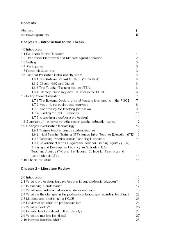 Master-ing the profession? The effects of masters level study in a PGCE secondary course on re/shaping trainee teachers' professional identities Thumbnail