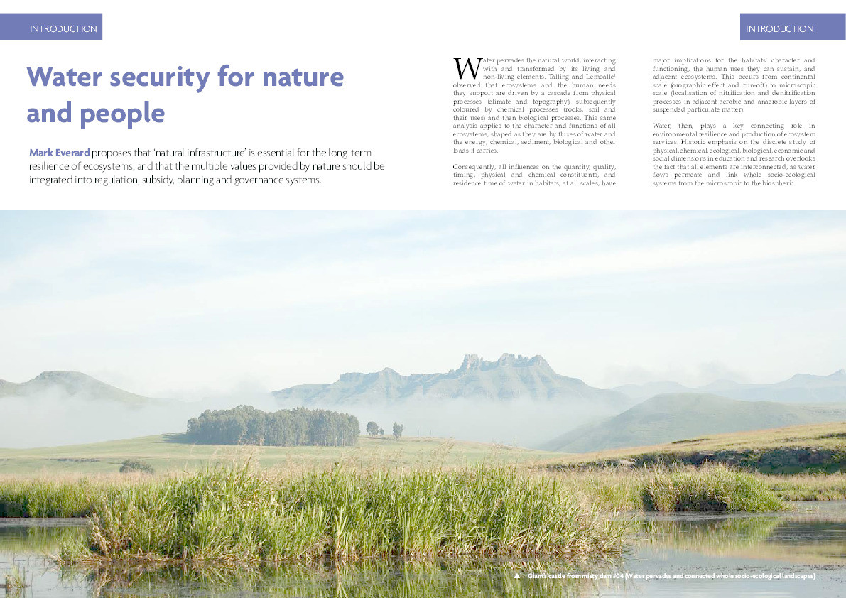 Water security for nature and people Thumbnail