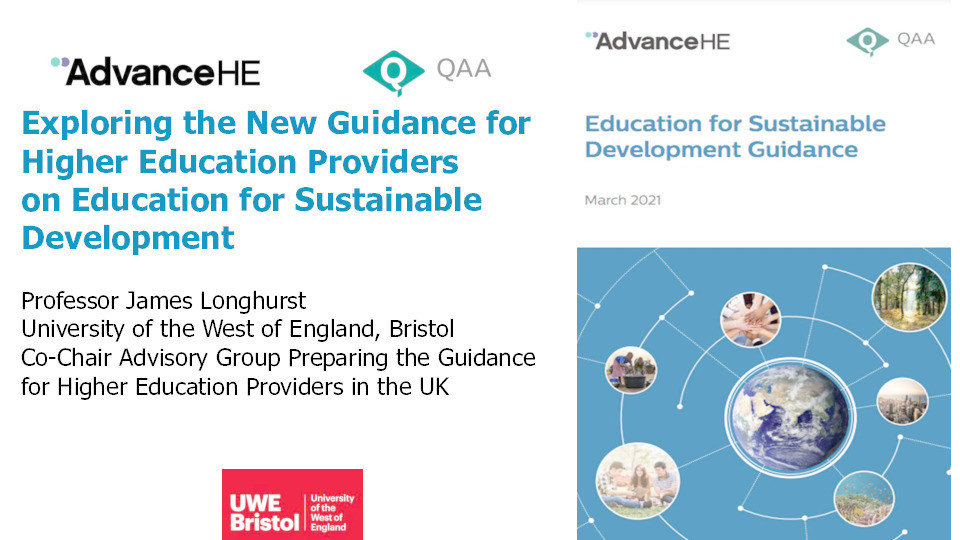  Exploring the new guidance for higher education providers on education for sustainable development Thumbnail