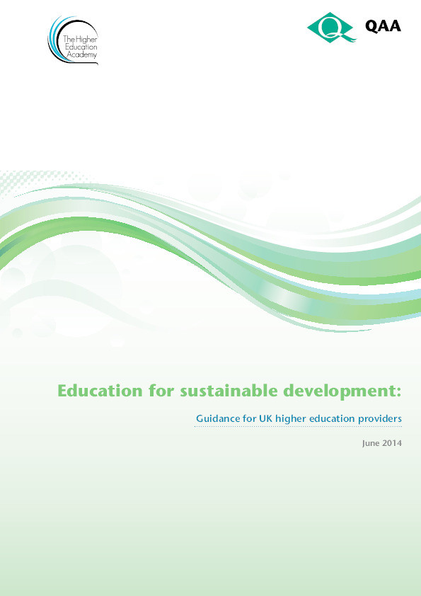 Education for sustainable development: Guidance for UK higher education providers Thumbnail
